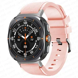 Silicone Sport Strap Band Accessory - Versatile Fit for Galaxy watch 7 40mm (Vintage rose)