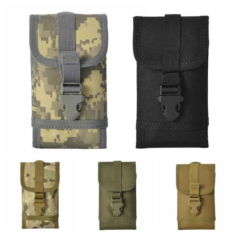 

Outdoor Military Tactical Molle Utility Bag Waist Accessories Phone Belt Pouch Cell Phone Holder Mobile Phone Case