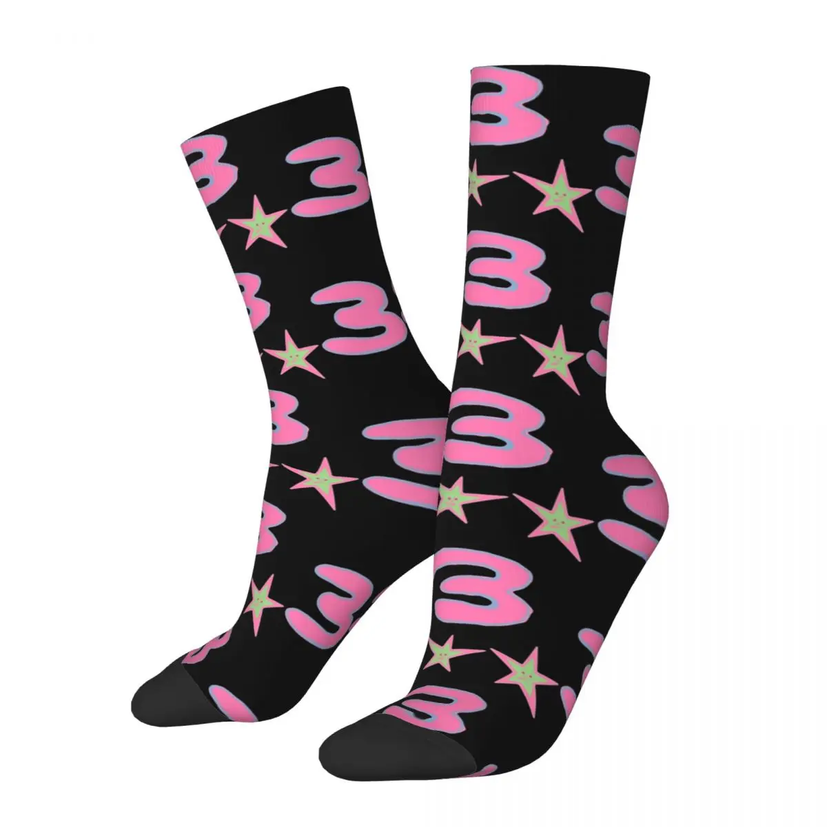 

Bladee 333 Logo Merchandise Crew Socks Cozy hip hop rapper Skateboard Crew Stockings Cute for Unisex Gift Idea