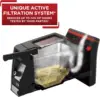 Deep Fryer with Basket, Electrics Stainless Steel 3.5 Liter Oil Capacity, 2.6 Pound Food Capacity 1800 Watts Easy Clean, T 2