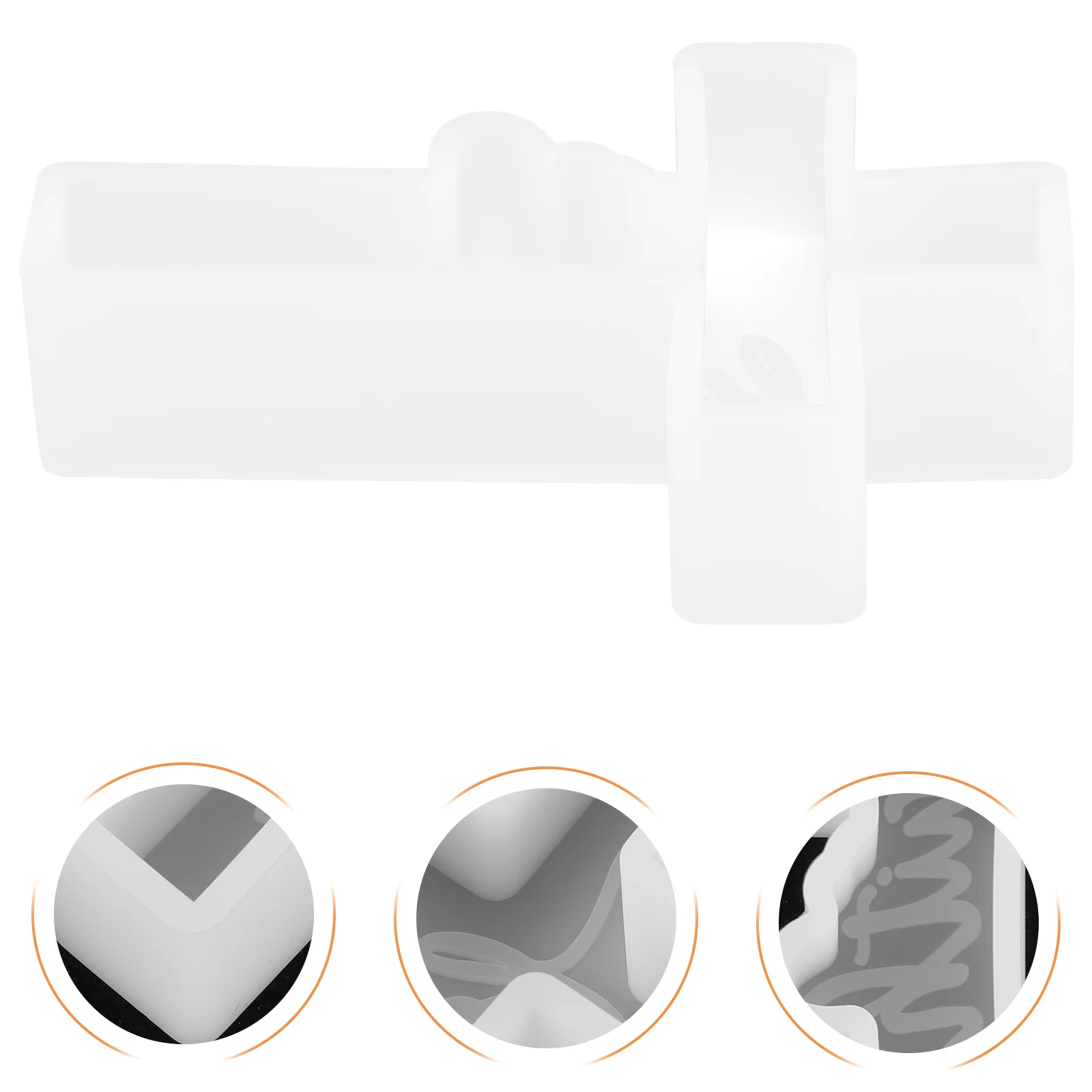 

Faith Cross Pendant Mold Silicone Resin Casting Soap Candy Baking DIY Hanging Candles Crafting Gift