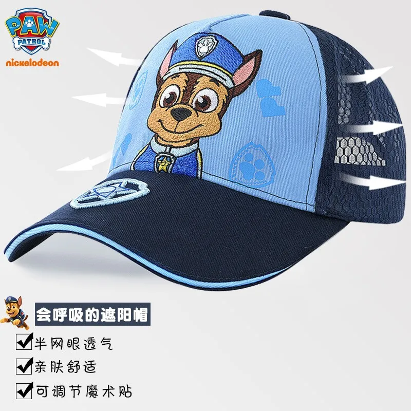 Genuine Paw Patrol Kids Baseball Cap Embroidery Children Girls Boys Sun Hat Spring Summer Outdoor Adjustable Visor Baby Cap 4