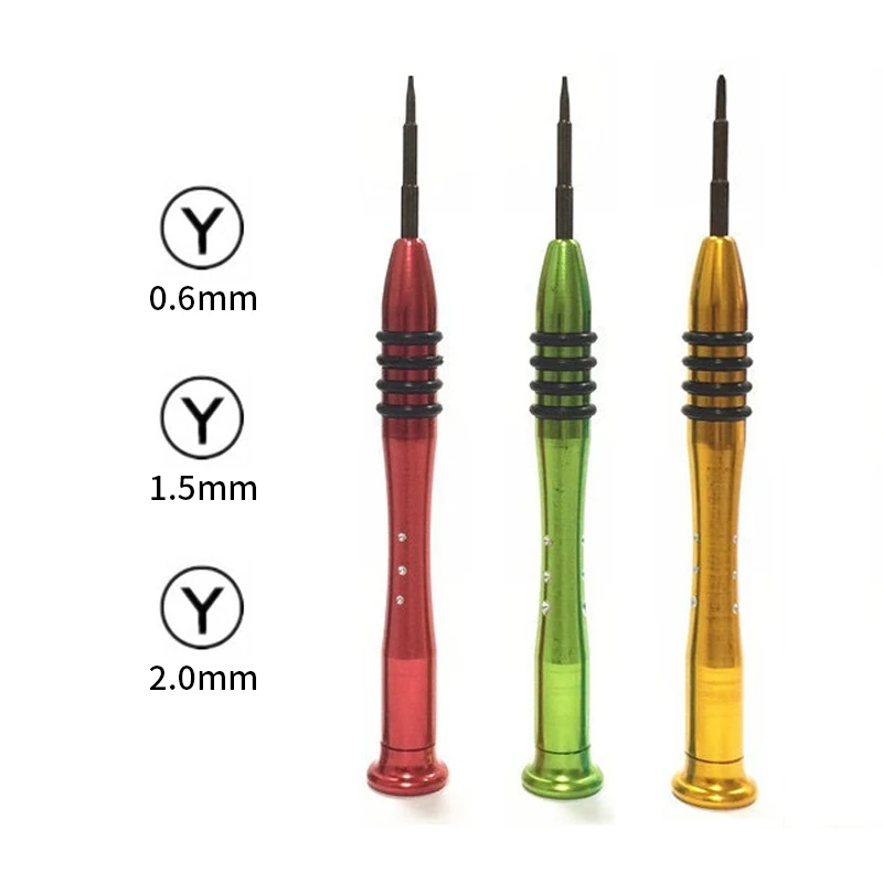 Precision Y Tip Triwing Screwdriver Set - 0.6mm, 1.5mm, 2.0mm