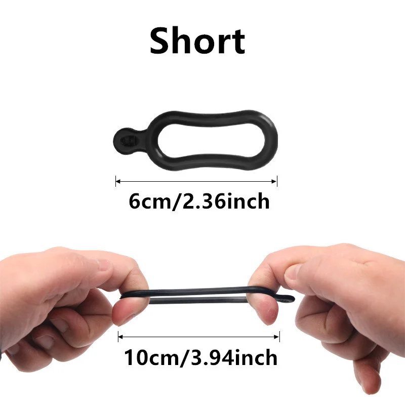 5Pcs Bike Rubber Mount Band Bicycle Headlight Rear Lamp T6 L2 Q5 Handlebar LED Torch Holder Install Parts Light Strap