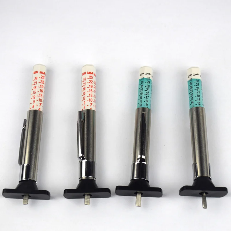 Color Car Tyre Tire Depth Gauge Meter Digital Measuring Pen Auto
