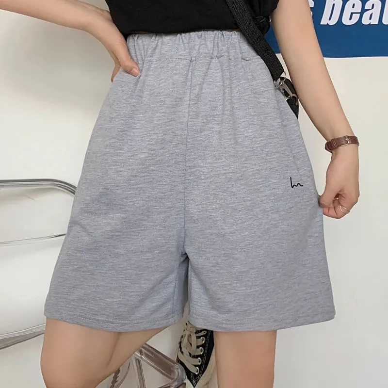 golf shorts Summer Women Cycling Shorts Sweet Casual Harajuku Cotton Sports Loose Wide-leg Elastic Fitness Shorts Pattern Clothing Aesthetic hotpants