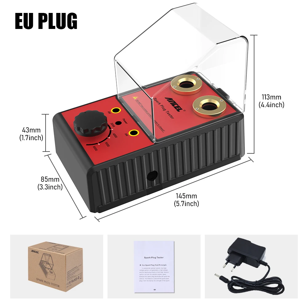 Ancel Car Spark Plug Tester Ignition System Tester 220V 110V Automotive