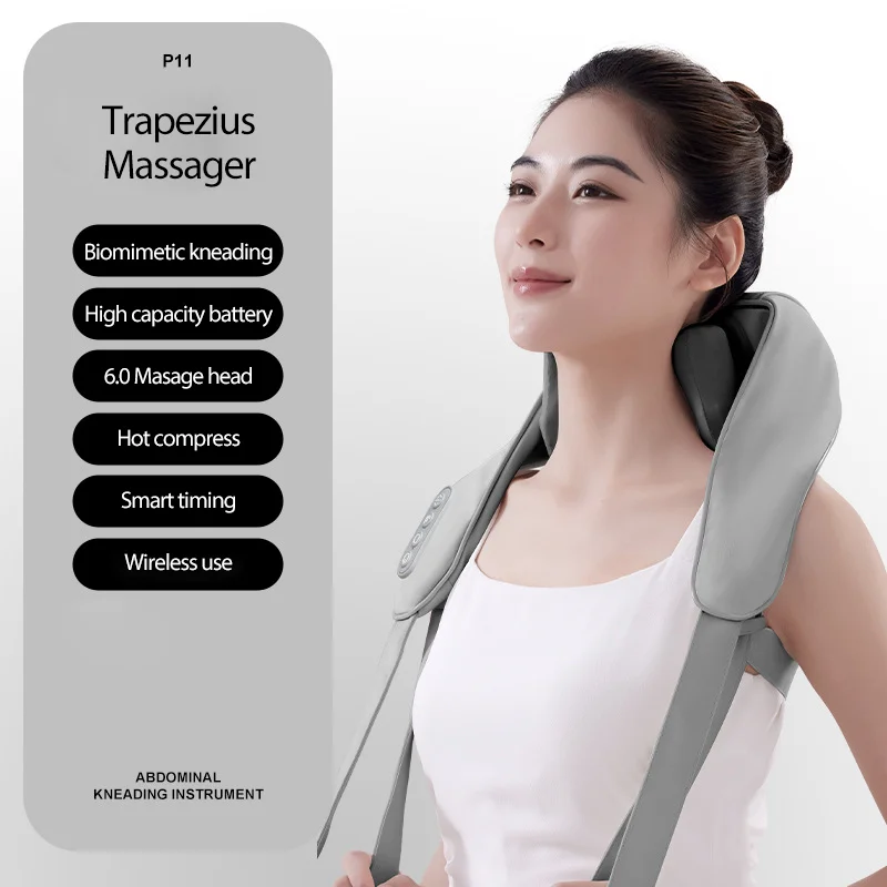 多機能頚椎マッサージポータブルと充電式電気ネックマッサージワイヤレスネックマッサ ネックマッサージャー 充電式の通販