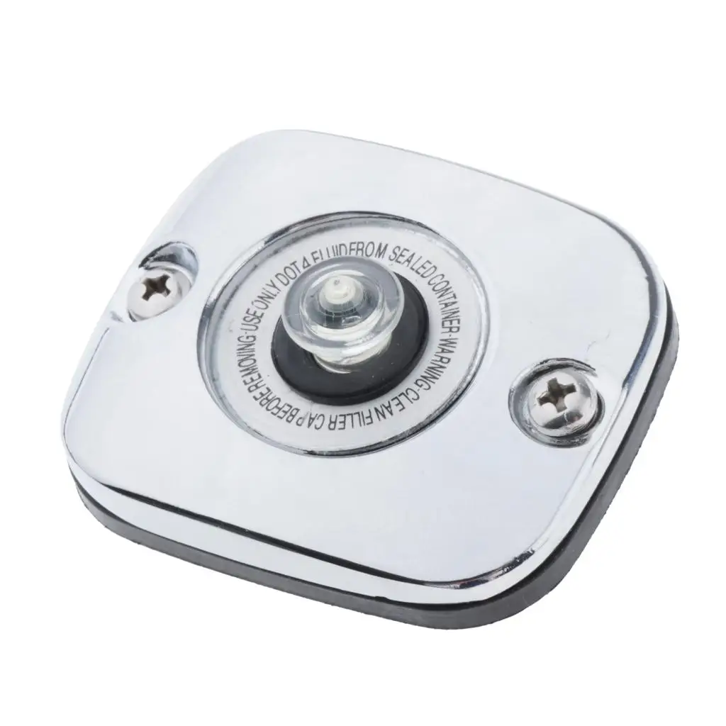 Chrome Front Brake Master Cylinder Lid Cover for Touring Models 96-07