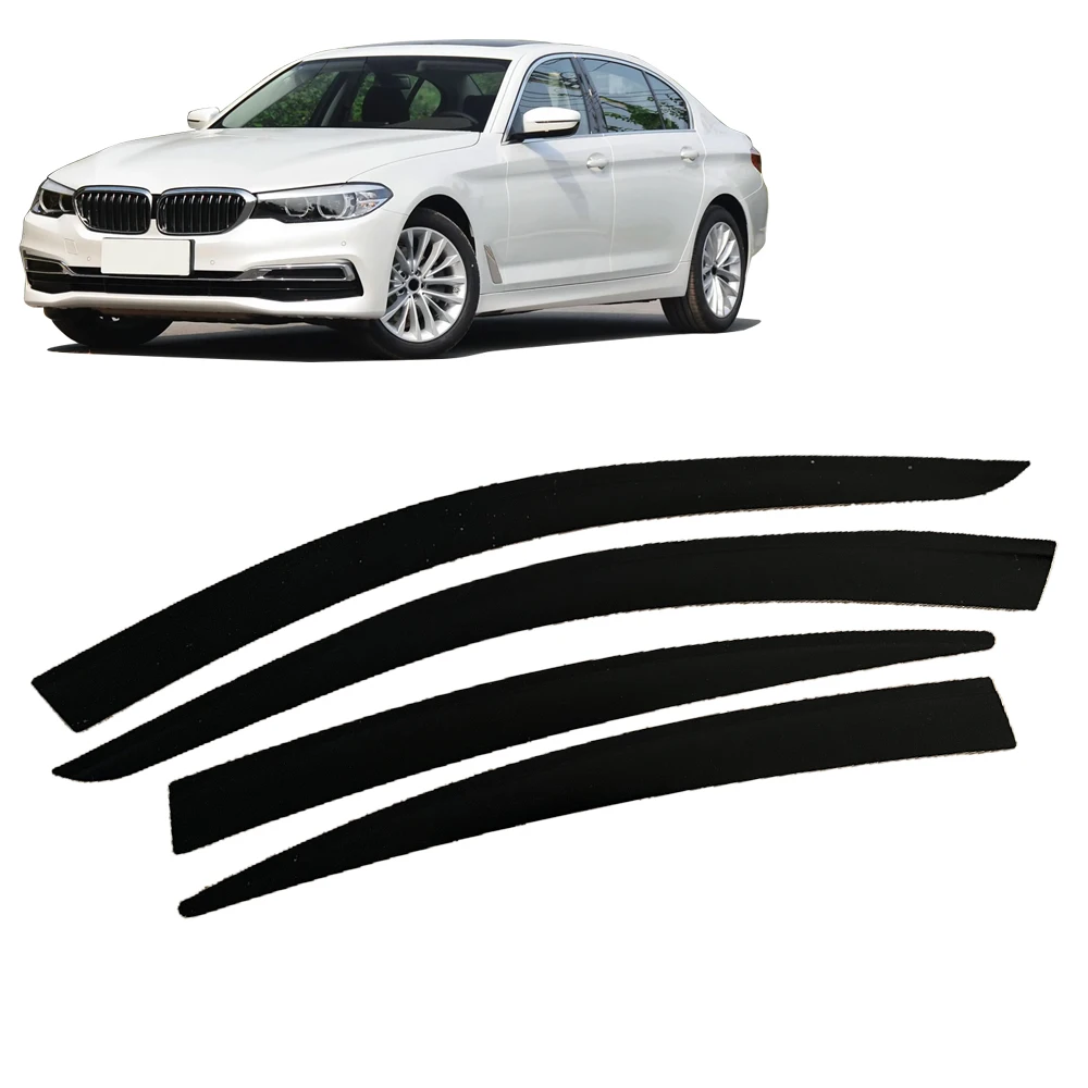 Window Visor for BMW 5 Series G30 2017 2018 2019 2020 2021 2022 2023 Wind Deflectors Rain Guards Door Visor Vent Shades