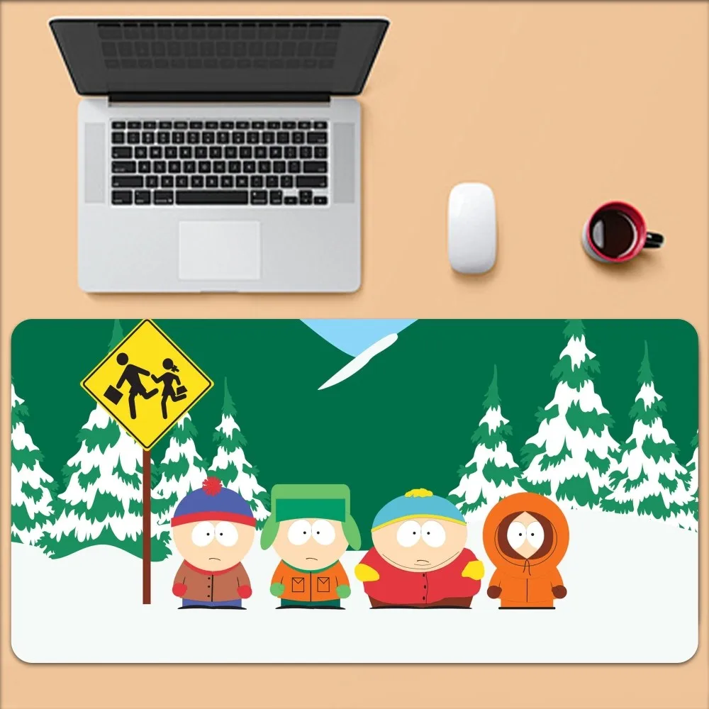 S-South Cartoon Park Mouse Pad Large Gaming Compute Gamer PC Keyboard Mouses Mat 3