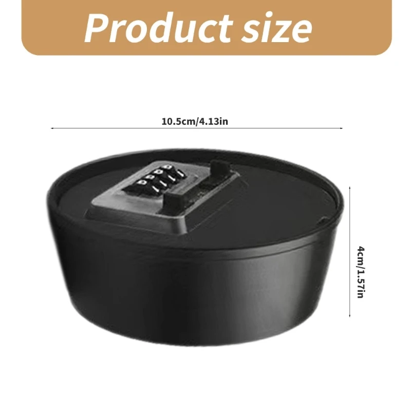 Versatile Secret Compartment Safe with Combination Lock Practical Hiddens Money Container Portable Jewelry Organizer 6