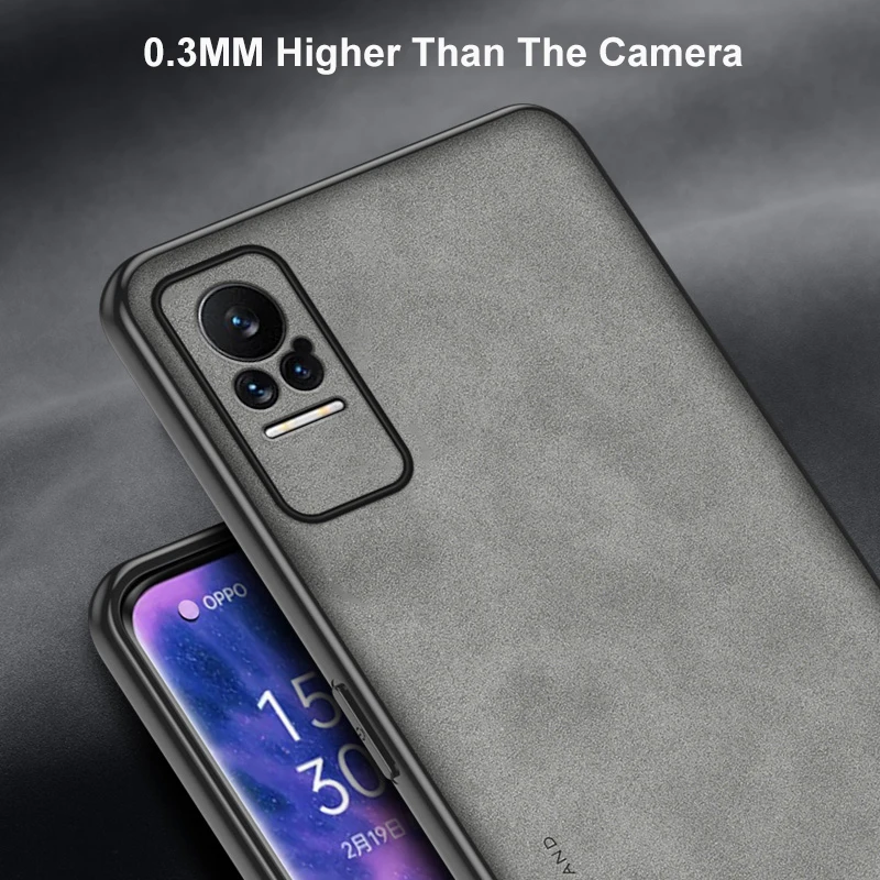 Luxury PU Leather Shockproof Matte Silicone Phone Case - Full Protection Back Cover