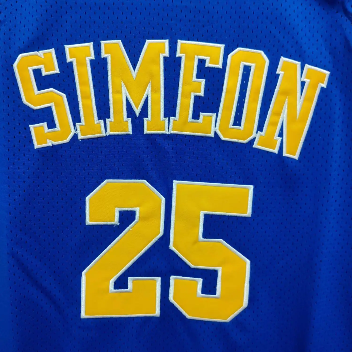 Headgear Classics Derrick Rose White Simeon HS Basketball Jersey – Deadstock