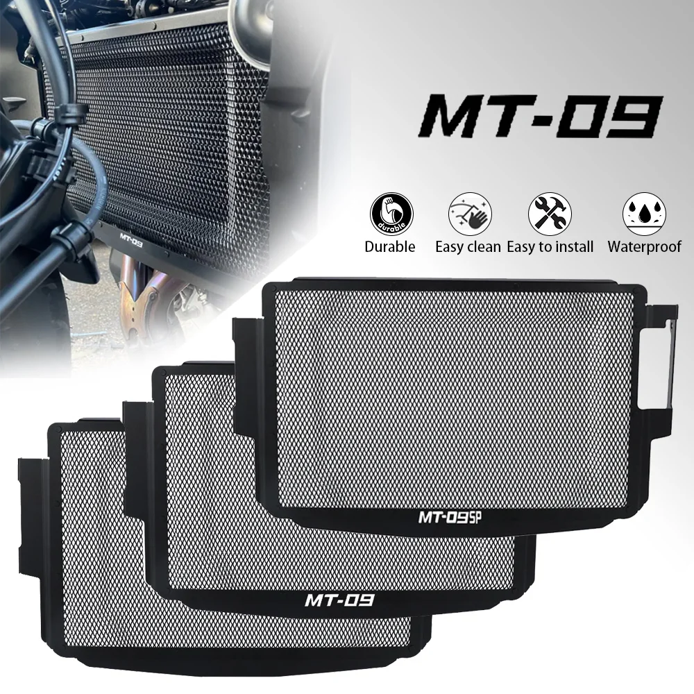 Grille Protection Radiateur pour Yamaha MT-09 MT09 SP 2024 2025 Grille de Protection de radiateur de Moto Couvercle de réservoir de Moteur Partie de Protection en Maille de Refroidisseur de réservoir