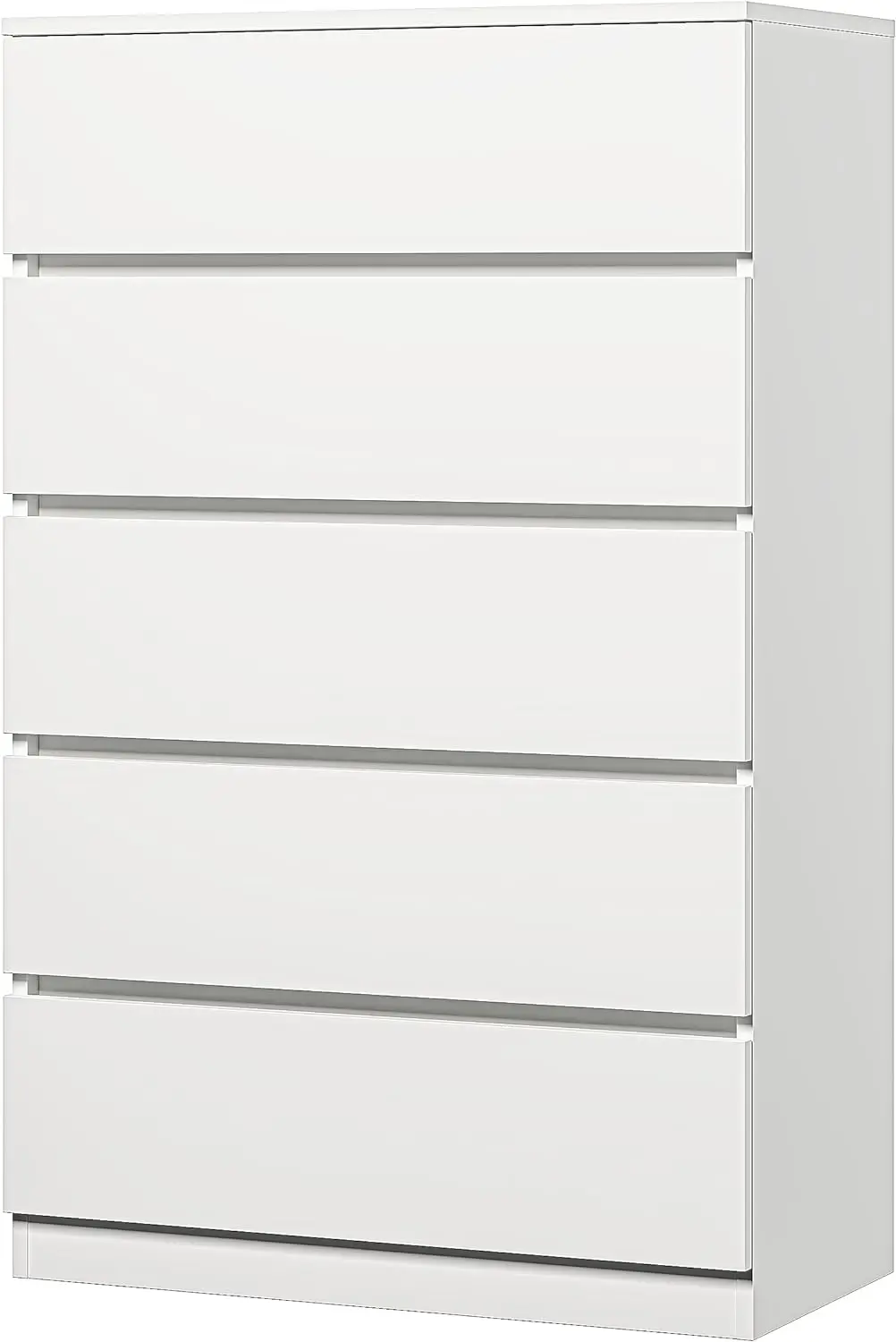 

5 Drawer Dresser for Bedroom, Wooden Tall Dresser for Closet, Modern Chest of Drawers for Bedroom Storage Cabinet for Entryway