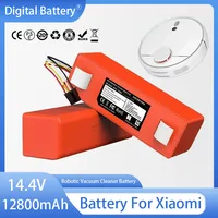 Original 14.4V 12800mAh Robotic Vacuum Cleaner Replacement Battery For Xiaomi Roborock S55 S60 S65 S50 S51 S5 MAX S6 Parts 1