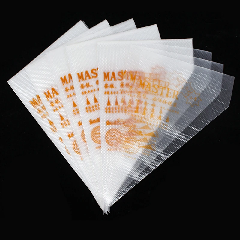 100pcs Disposable Pastry Bag Icing Piping Cake Pastry Cupcake Decor Bags Fondant Cake Cream Tip Baking Tools RQX cake decorating tools