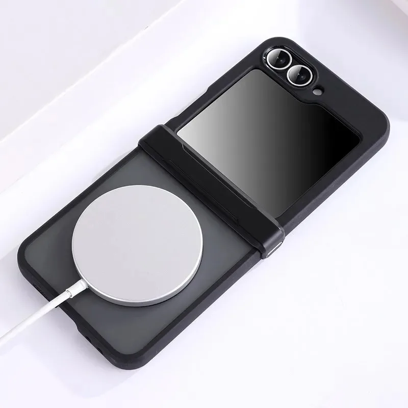Shockproof Magnetic Magsafe Case with Folding Hinge for Samsung Galaxy Z Flip Series