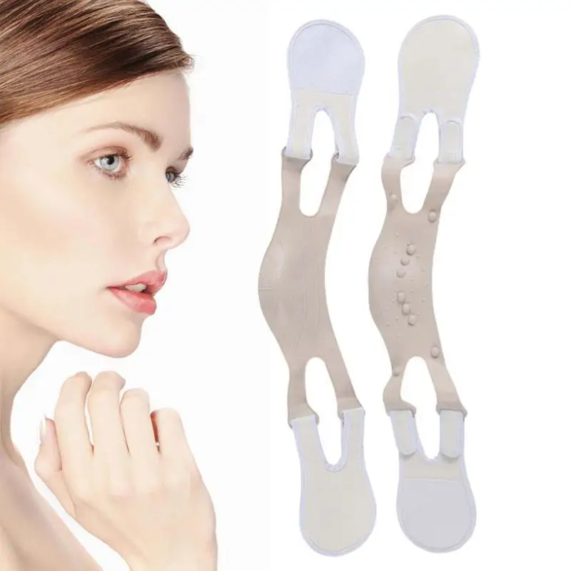 Double Chin Strap Face Lifting Strap Double Chin Reducer Stretchy Reusable Chin Slimming Strap