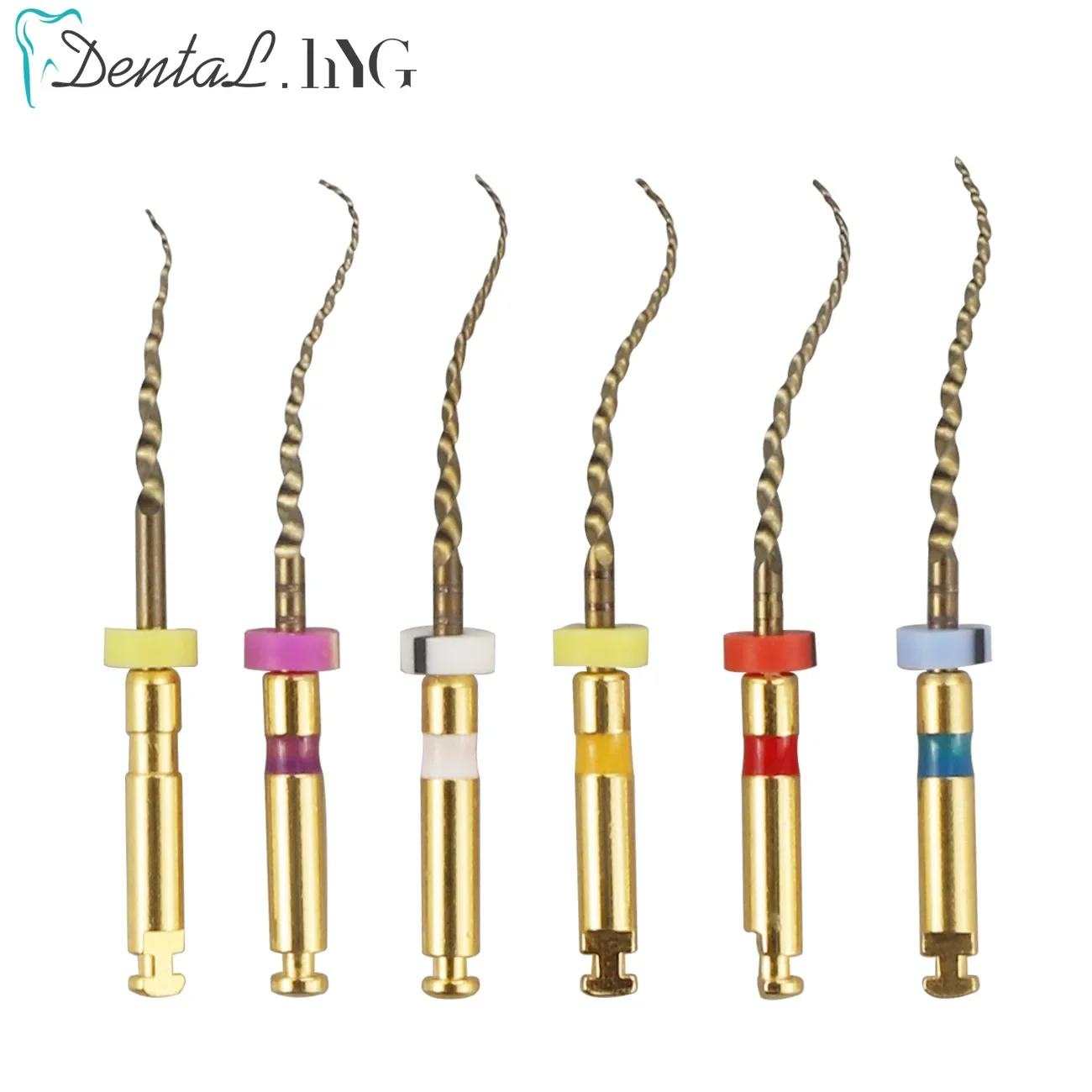 Dental SX-F3 Gold Files Nitinol Rotary Universal Engine Endodontic Anti-Fatigue Constant Needle Dentistry Root Canal Material easyinsmile dental niti rotary engine files 25mm endodontic root canal needle files with path