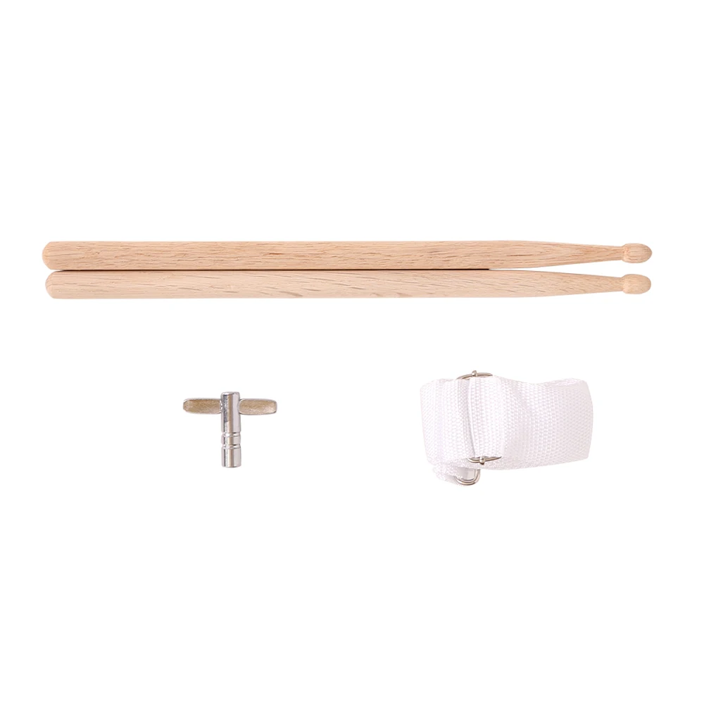 10 x 6" Snare Drum Poplar Wood Drum Percussion Set Wood Color