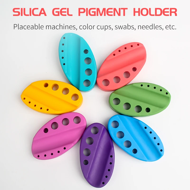 Tattoo Pen Holder 1PC Silicone Makeup Organizer Display Bracket Stand Tattoo Accessories