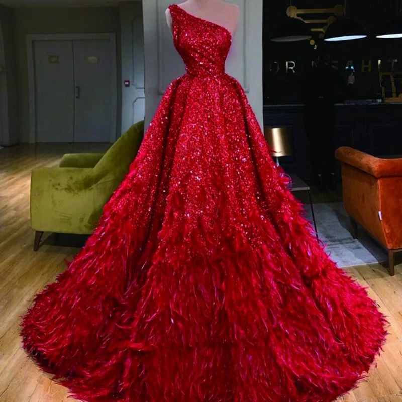 Off Shoulder Women Red Elegant Luxury Ball Gown Sweet 16 Party Gown Y4 –  Simplepromdress