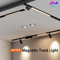 Modern Recessed Magnetic Track Lights LED Spotlight Fixtures Living Room Without Main Light Lighting Rail Magnet System 1