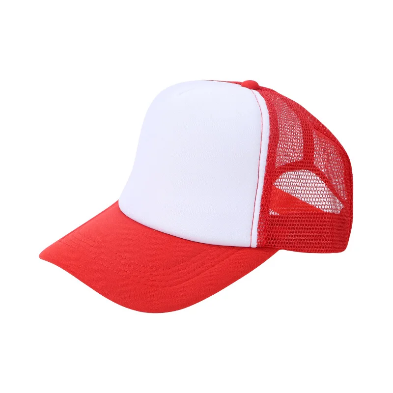 Summer Kids boy Mesh sports hat Children Girls casual custom logo baseball cap Baby Promotional Advertising print logo hats 6