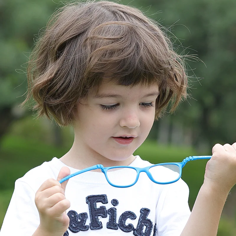 Glasses Frame Baby Boys Girls Children Unbreakable Nonscrew Tr90