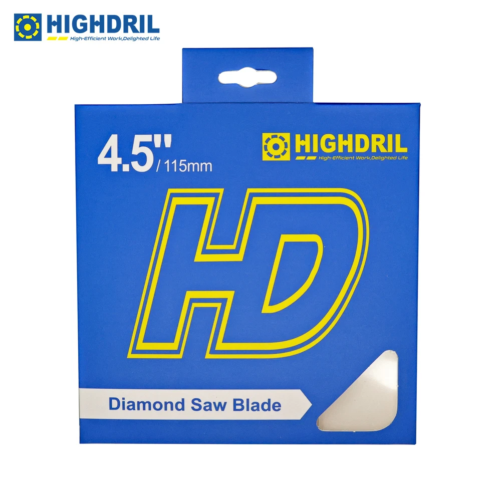 HIGHDRIL 다이아몬드 톱날 초박형 S 리플 커팅 디스크, 세라믹 타일 화강암 대리석용, 22.23mm 직경 200mm, 8 인치, 1 개