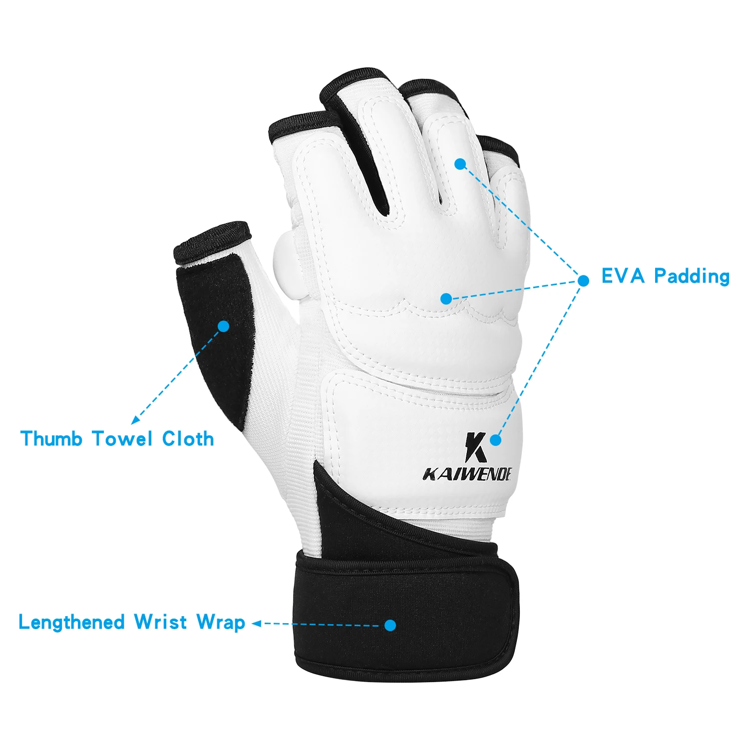 Description Picture 5 of itemTaekwondo Gloves for Men Sparring Kickboxing Training Light Workouts Muay Thai Martial ArtsKarav MAGA Karate Boxing Boxing Wraps