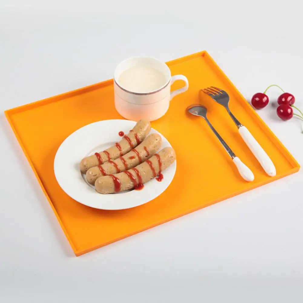 

Silicone Place Mat Table Non-stick Anti-scalding Heat Insulated Kitchen Dining Food Dehydrator Cake Board Baking Pad
