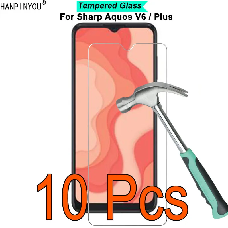 

10 Pcs/Lot For Sharp AQUOS V6 Plus 9H Hardness 2.5D Toughened Tempered Glass Film Screen Protector Guard