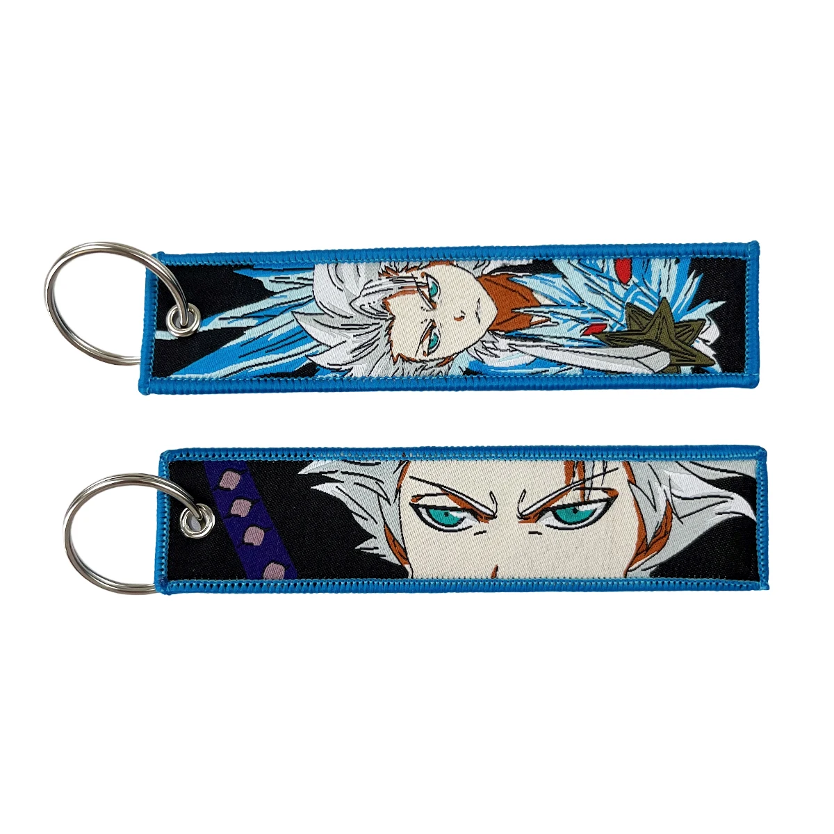 Stickerei Cool Eagle Schnabel Schlüsselbund Lanyard Anime Manga Serie Abzeichen Halter USB Anhänger Tragbare Schlüssel Lanyard Zubehör – Detail 16