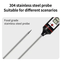 300℃ Digital Food Thermometer For Meat Kitchen Cooking Water Milk Food Probe Temperature Meter BBQ Electronic Oven Tool 2