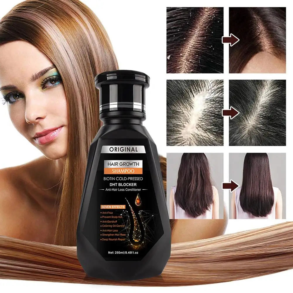 Essential Oil Biotin Cold-Pressed DHT Blocker Hair Conditioner Shampoo Anti-Hair Loss Accessori G9L6