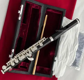 Grenadilla Black Wooden Piccolos Flute Silver Plated Keys C tone