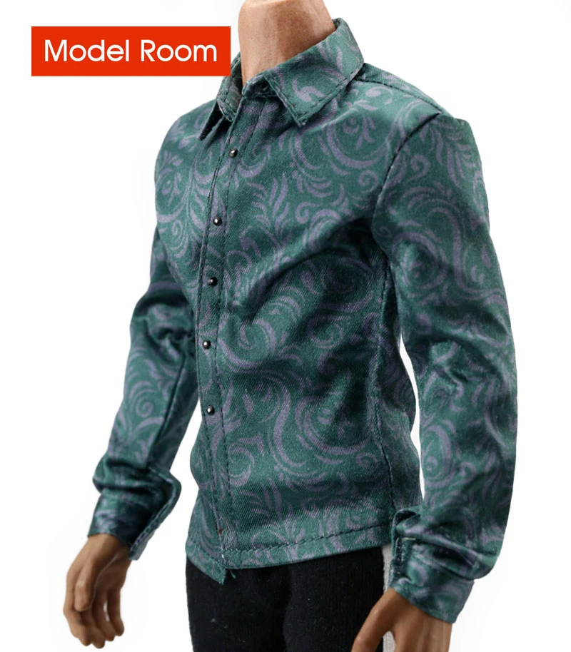 1/6 skala Männlich Einfarbig Langarm-shirt Unterwäsche Kleidung Modell Fit 12'' Soldat Action Figur Körper Puppen – Detail 9