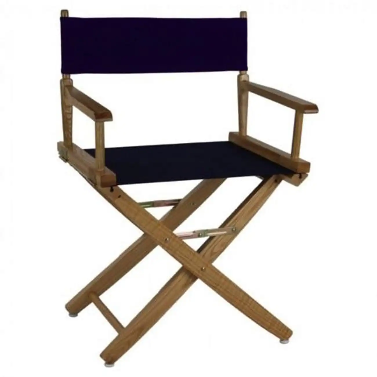 

American Trails Extra-Wide Premium 18" Directors Chair Natural Frame W/Navy Color Cover