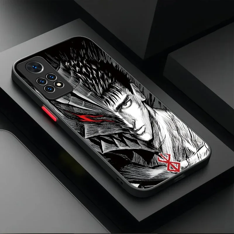 Matte Berserk Comics Anime Protective Phone Case