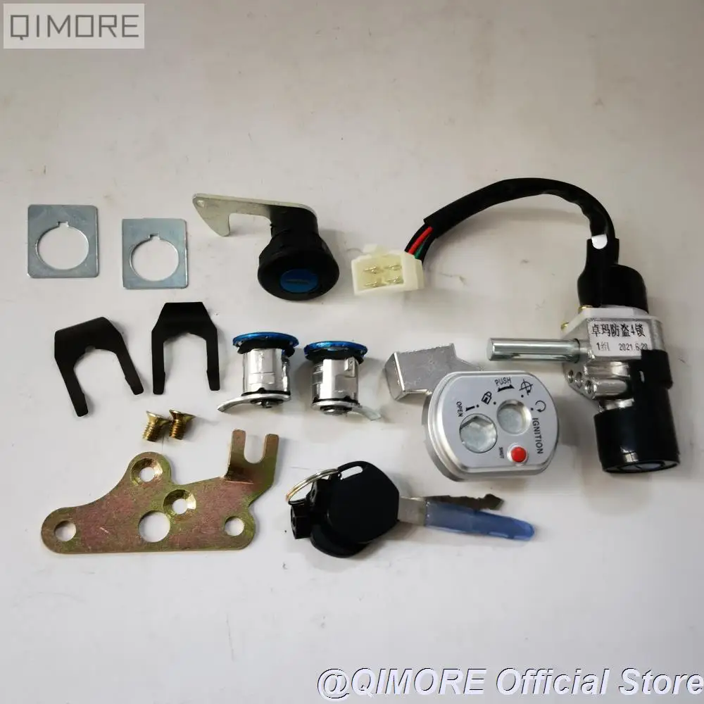 4wireIgnitionSwitchKeyLockSetTypeIIforChineseZoomerRuckus