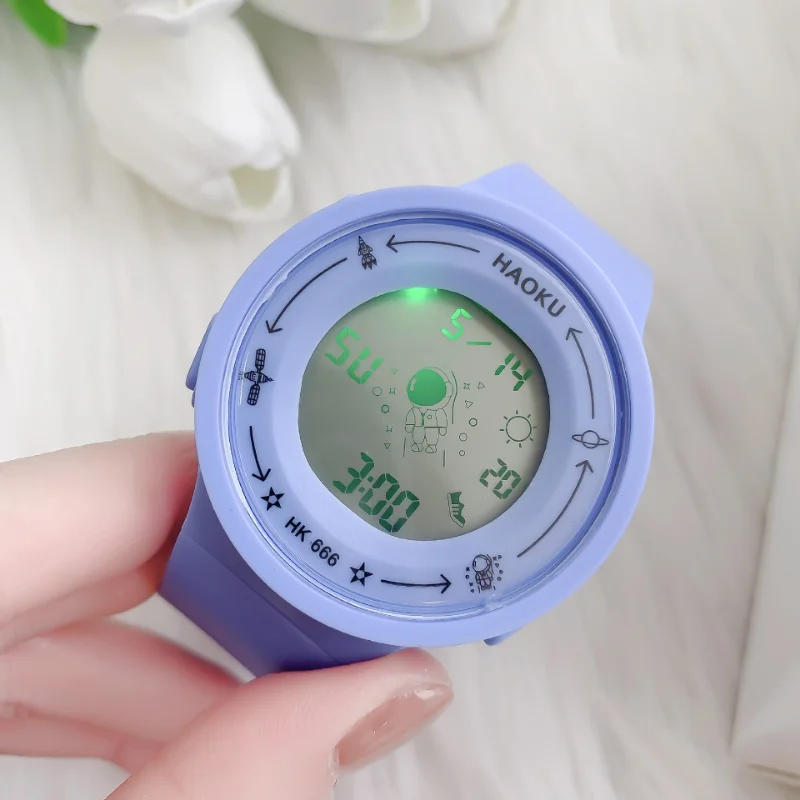 

2023 New Watches For Womens Female Luminous LED Couple Silicone Women Men Student Clock Quartz Popular Sports Watch Mens relogio