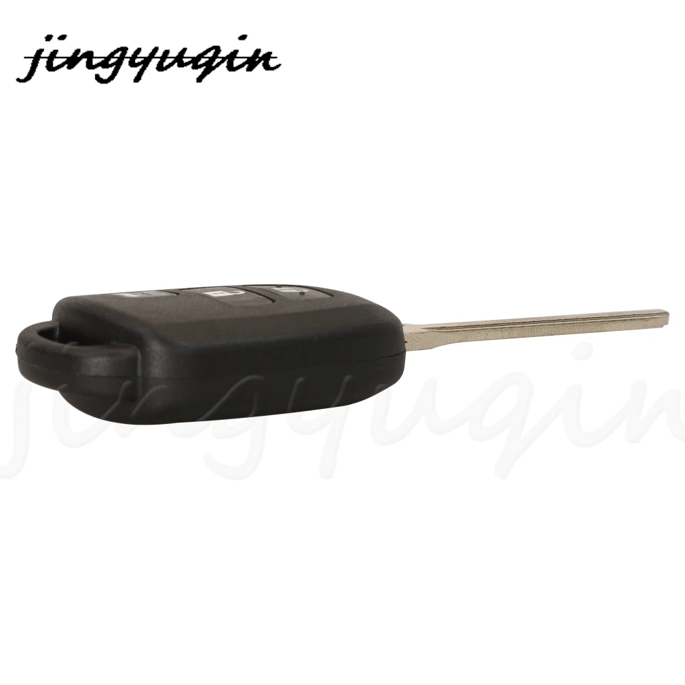 Jingyuqin Replacement Remote Car Key Shell Case with TOY43 Blade