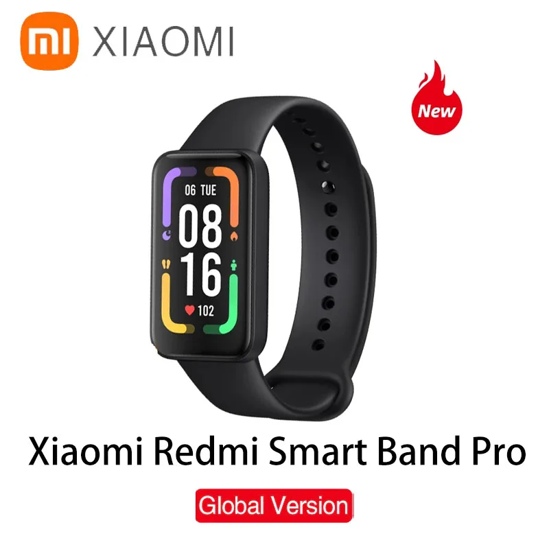 Браслет Xiaomi Redmi Smart Band Pro Mi Водонепроницаемый Фитнес-браслет с 6-цветным AMOLED