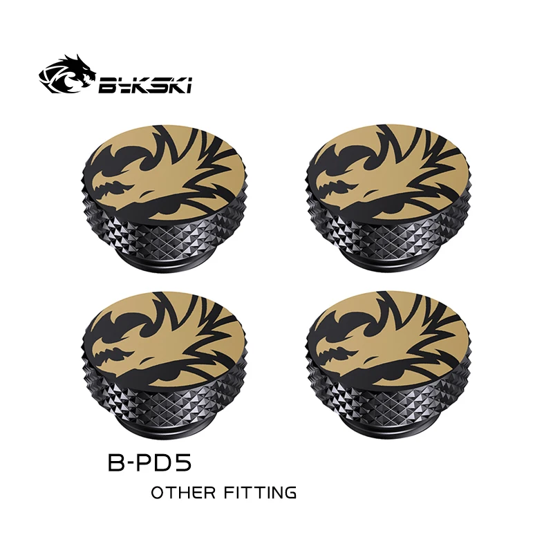 bykski torque stopper plugue de extremidade de torque rolha de vedação de bronze bloqueio conector para acessórios do sistema de refrigeração do pc montagem