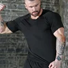 Fitness T-Shirts Quick Drying Gym Jersey Sports Running Short Sleeves Compression Shirt Elastic Tight Men Sportswear Clothing 2