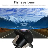 Smartour CCD objectif Fisheye caméra de voiture AHD 1080P vue arrière grand Angle caméra de recul HD Vision nocturne aide au stationnement automatique 5