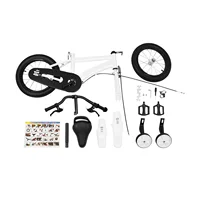 Vélo pour enfants de 14 pouces avec roue auxiliaire ‎ Vélo pour enfants débutants, hauteur de selle réglable de 43 à 49 cm, pour les loisirs des enfants 6